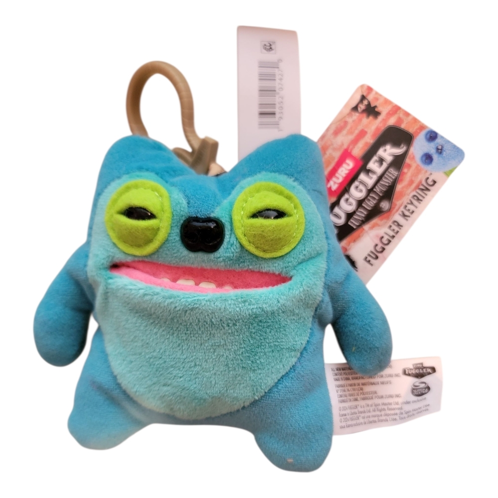 Fuggler Blue Backpack Clip!! Greedy‎ Grinner NWT